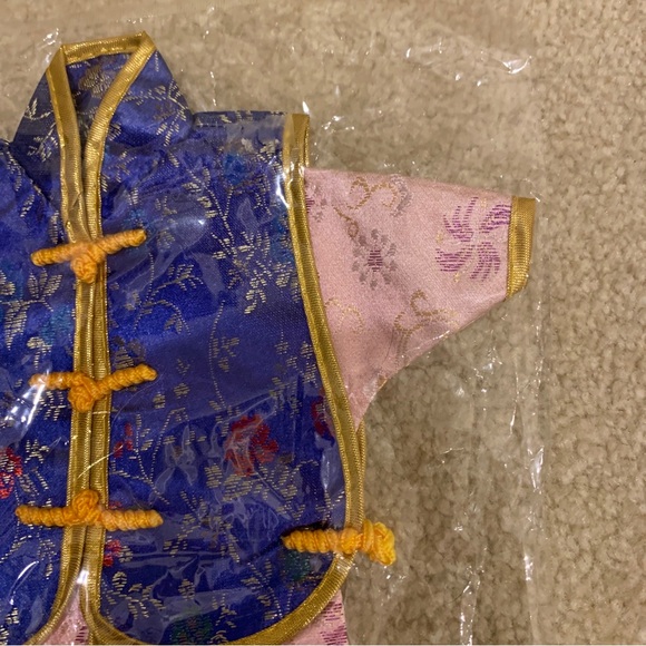 Chinese Asian Long Dress Cheongsam Qipao Lot of 2 Wine Drink Bottle Cover Hat - Picture 11 of 16